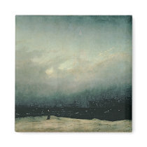 Monk by sea, 1809 refrigerator magnets