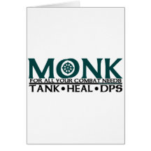Monk Greeting Cards