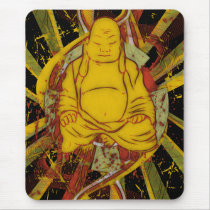 Monk in Meditation mousepads