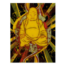 Monk in Meditation Postcards