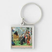 Monk Preaching on Imitation Key Chain
