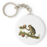 Monkey and His Coconuts Keychain