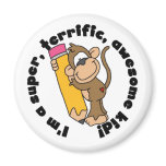Monkey and Pencil Awesome Kid