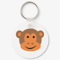 Monkey Ape Chimp Gorilla Head keychains by Tomaniac Monkey Ape Chimp Gorilla Head keychains