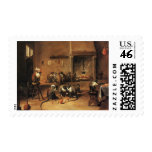 Monkey Art:  Monkeys in Kitchen postage