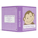 MONKEY Baby Scrapbook Keepsake Shower Gift binder