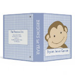 MONKEY Baby Scrapbook Keepsake Shower Gift Binder