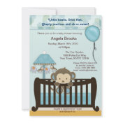 Monkey Baby Shower Invitation