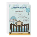 Monkey Baby Shower Invitation