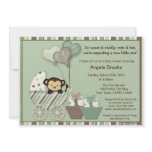 Monkey Baby Shower Invitation