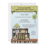 Monkey Baby Shower Invitation jungle safari CA-B