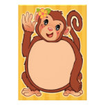 Monkey Baby Shower Invitations invitations