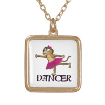 Monkey Ballet Necklace