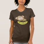 Monkey & Banana Cartoon T-Shirt