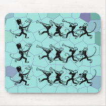 Monkey Band Mousepad by MyOtherPlanet Monkey Band Mousepad
