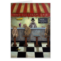 Monkey Bar Greeting Card