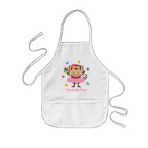 Monkey Big Sister Apron