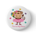 Monkey Big Sister buttons