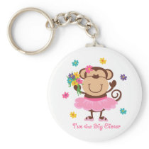 Monkey Big Sister Keychain