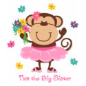Monkey Big Sister t-shirts