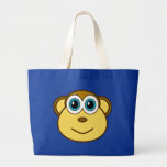 Monkey Bizness Face Design Canvas Bags