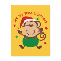 Monkey Boy 1st Christmas Postcards