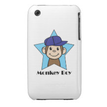 Monkey Boy iPhone 3 Case-Mate Cases
