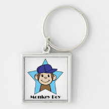 Monkey Boy Keychain