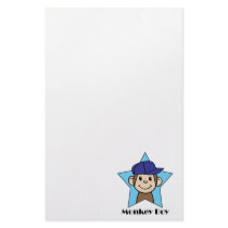 Monkey Boy Custom Stationery