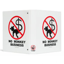 MONKEY BUSINESS 3 RING BINDERS