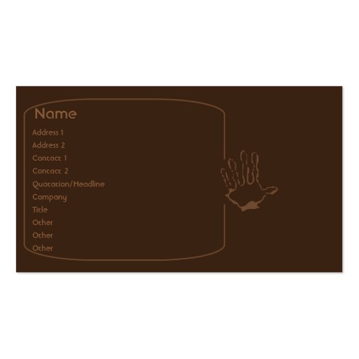 Monkey - Business Business Card Templates (front side)