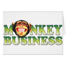 Monkey Business Card