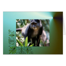 Monkey Business Greeting Card