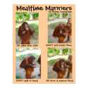 Monkey Business Manners posters