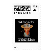 monkey business postage