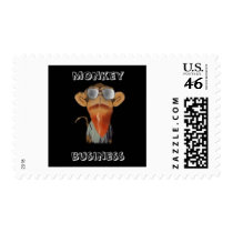 monkey business postage