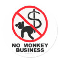 MONKEY BUSINESS-shirt_vertical_v2 copy stickers by NewSignCreation MONKEY BUSINESS-shirt_vertical_v2 copy stickers