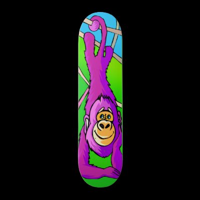 Monkey Business Skateboard Deck by Aquavel