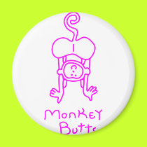 Monkey Butts magnets