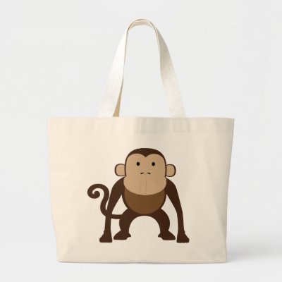 Monkey Canvas Bag