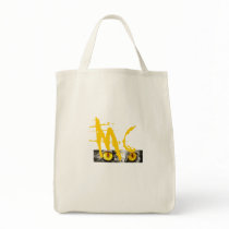 Monkey Cat Organic Grocery Bag Logo by Monkey_cat Monkey Cat Organic Grocery Bag Logo