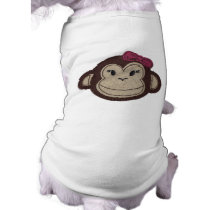monkey pet tee shirt