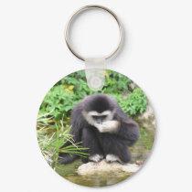 Monkey drinking keychains by Yarijik Monkey drinking keychains