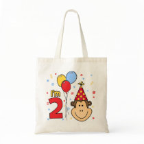 Monkey Face 2nd Birthday Tote Bag
