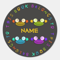 Monkey Face Back To School Stickers! stickers