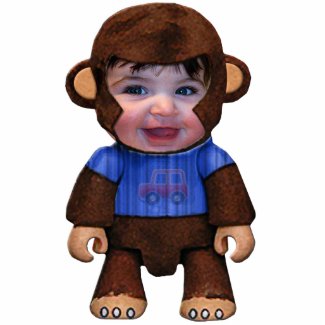 Monkey Face - Boy 3D photo sculpture