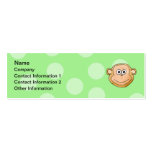 Monkey Face. Business Card