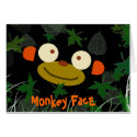 Monkey Face! cards by BitsOfWhimsy Monkey Face! cards