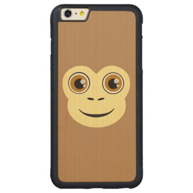 Monkey Face Carved® Maple iPhone 6 Plus Bumper Case