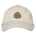 monkey face embroidered baseball cap